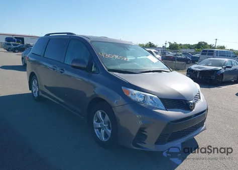2019 Toyota Sienna Le 8 Passenger from USA, damaged, VIN 5TDKZ3DC3KS993465